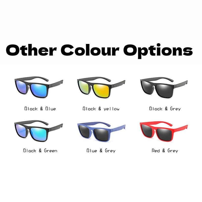 Kids Polarized Sunglasses 3+ years - Oli | Black Fade – Leosun