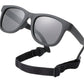 Baby Sunglasses: Stylish Black-Framed Sunglasses with Grey Lenses, Adjustable Strap, Perfect for 0-24 Months