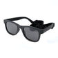 Baby Sunglasses: Stylish Black-Framed Sunglasses with Grey Lenses, Adjustable Strap, Perfect for 0-24 Months